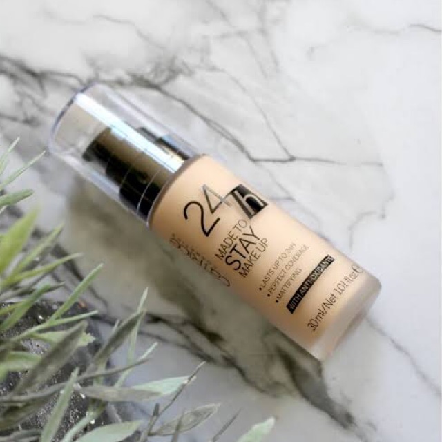 ของแท้ Sale sale !! ลดราคา!! Catrice 24h Made To Stay Make Up #010 Nude Beige ขนาด 30ml/1.01 fl.oz