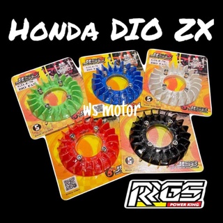 ใบพัดลมแต่ง ใส่ Dio,zx,และป๊อปตระกูลฮฮนด้าแบรนด์ Jiso Honda Dio zx Julio Giorno