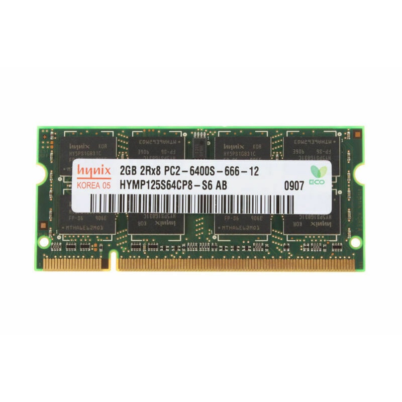 Hynix 2GB 2RX8 DDR2 800MHz PC2-6400S 666-12 SO-DIMM หน่วยความจําแล็ปท็อป 200Pin RAM