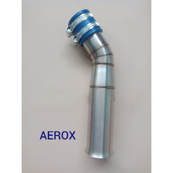 ท่อกรองเลส - AEROX พร้อมสายรัด-แถมยางกันน้ำ