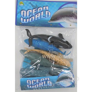 Ocean World ชุดปลาฉลาม ปลาโลมา