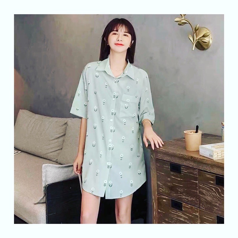 ชุดนอนพร้อมถุงผ้า ผ้าใส่สบาย