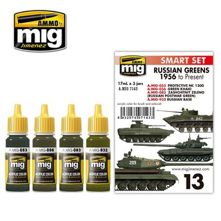 Ammo By MIG - AMIG7143 RUSSIAN GREENS - 1956 TO PRESENT