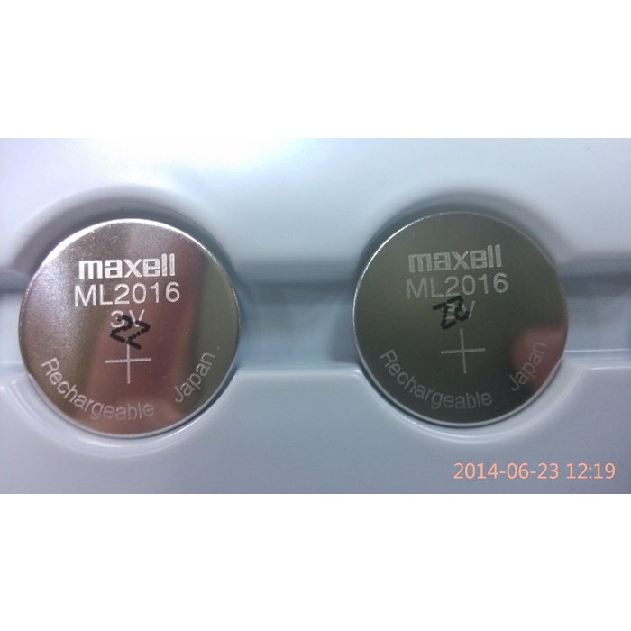 2PCSLOT New Original Maxell ML2016 ML 2016 3v LiIon Lithium Ion