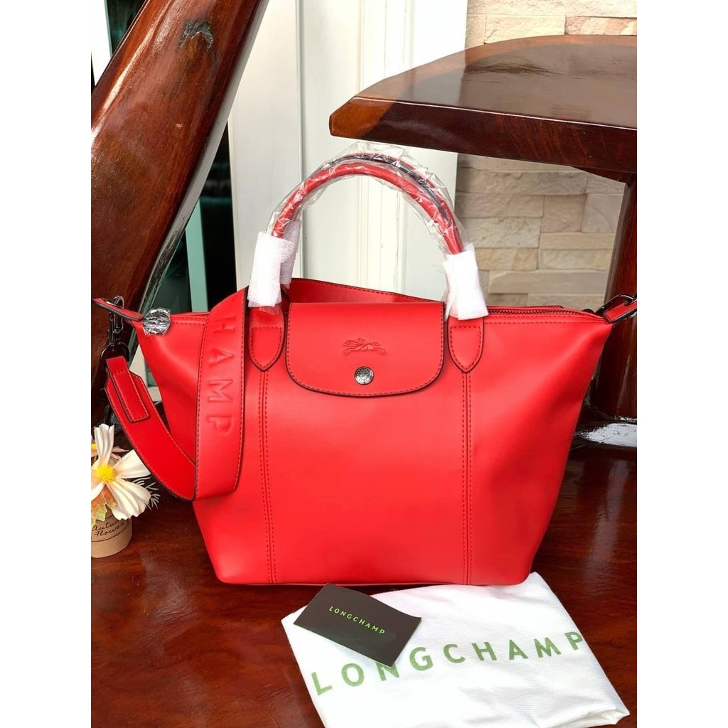 💕หนังแกะ Metis LONGCHAMP LE PLIAGE CUIR TOP HANDLE BAG S