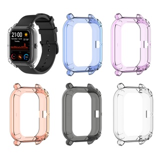 TPU ล้างปลอกเปลือกฝาครอบเคสสำหรับHuami Amazfit GTS Smart Watch