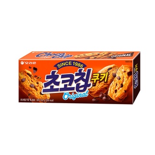 พร้อมส่ง 초코칩쿠키 คุ๊กกี้สอดใส้ช็อคโกเเลตชิป Orion Original Choco Chip Cookies 104g