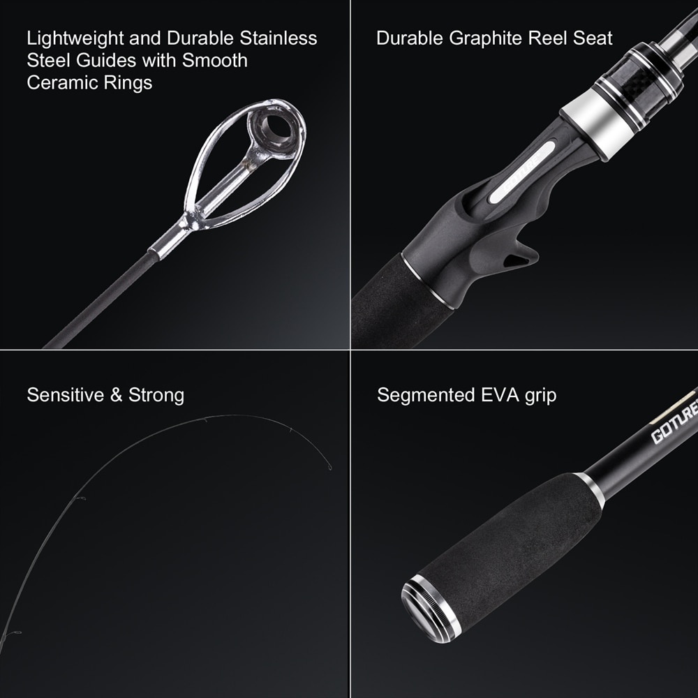 Kingdom Adaptable Fishing Rod Ultralight 41 Sections Travel Rod