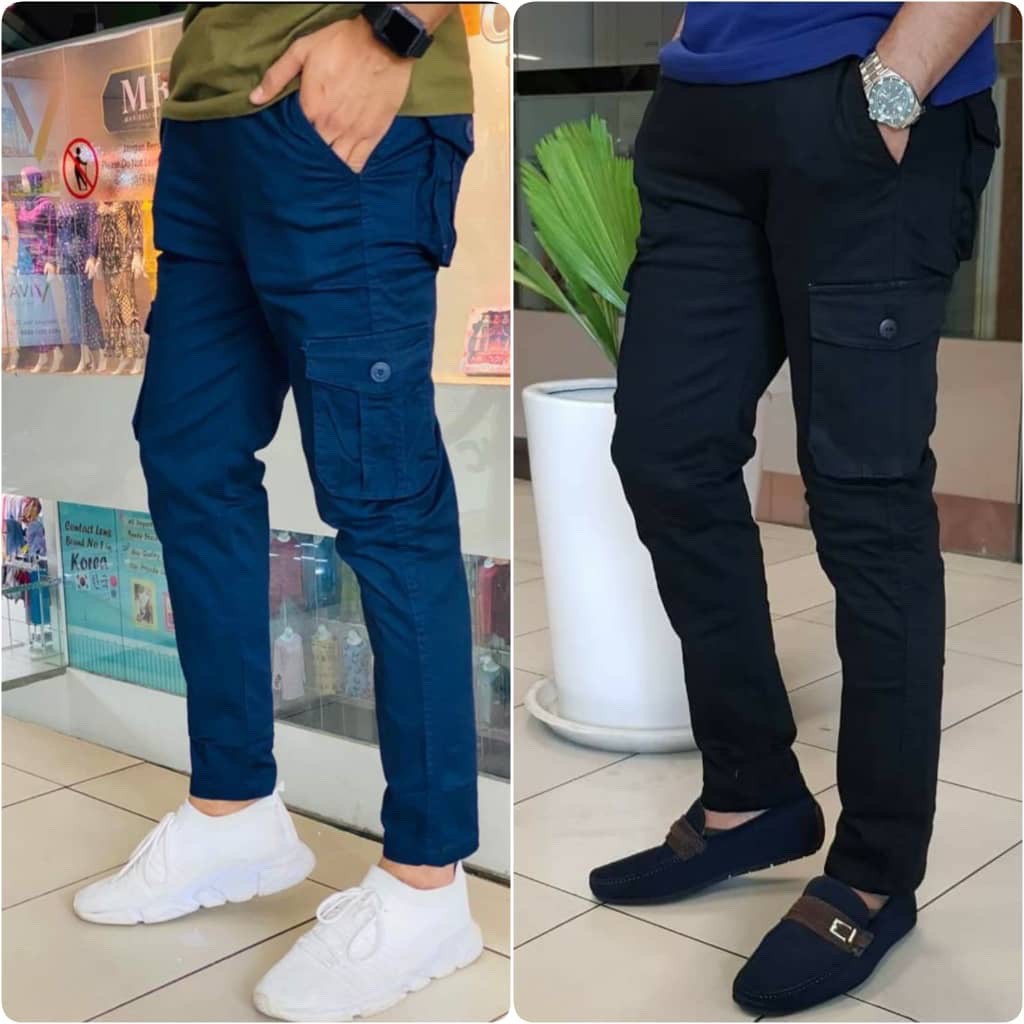 SLACK CARGO PANTS 6 กระเป๋า H&M / SLEK CARGO PANTS WORK PANTS / MEN UNISEX WORK PANTS S-6XL