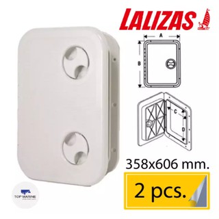 INDUSTRIAL ACCESS HATCH, WHITE, 358X606MM (White) 10264 LALIZAS