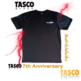 TASCO BLACK t-shirt  TASCO BLACK 7th Anniversary  Free Size  (เสื้อแถมฟรี t-shirt tasco)