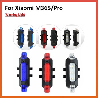 ไฟ LED ไฟกระพริบ สำหรับสกู๊ตเตอร์ Flashing Light Night Cycling Safety Caution Warning Light LED for Xiaomi M365