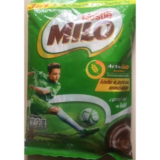 Milo ไมโล แอคทิฟโก ActiveGo โปรโตมอลต์ (ขนาด 30 กรัม x 5 ซอง) /30% น้ำตาลน้อยลง อิน 1 (ขนาด 25 กรัม x 5 ซอง)