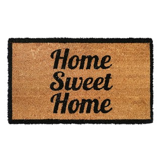 พรมใยมะพร้าว พิมพ์ลาย KASSA HOME รุ่น WG-VBC-HOME SWEET HO ขนาด 40 x 70 x 1.5 ซม. สีธรรมชาติ