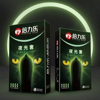 ์Night light condom ถุงยางอนามัยเรืองแสง (50-52-54mm) จัดส่ง 1-2 วัน ไม่ระบุชื่อสินค้า 3+4 ชิ้น/กล่อง