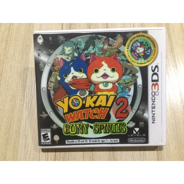แผ่นเกม 3ds yokai-watch 2 มือสองส่งฟรี