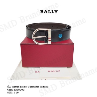 BALLY เข็มขัด รุ่น Darkon Leather 35mm Belt In Black Code: 6228002