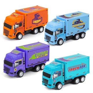 รถบรรทุกตู้ container 🚛 มีลานวิ่งได้ มีให้เลือก 4 สี  ⚡(สินค้าใหม่ค่ะ)⚡