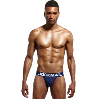 Jockmail กางเกงชั้นใน ผ้าฝ้ายแท้ ดูดซับเหงื่อได้ดี สําหรับผู้ชาย