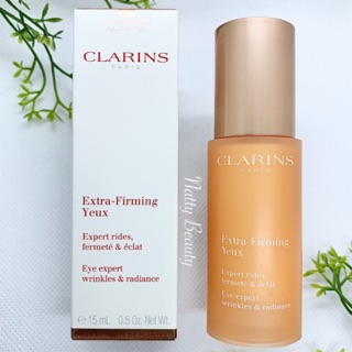 🔥แท้💯%🔥ฉลากไทย 15ml.ผลิต1/63 (in box) ครีมบำรุงรอบดวงตา Clarins Extra-Firming Yeux Eye Expert Wrinkles &amp; Radiance