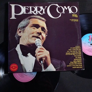 แผ่นเสียง 12 นิ้ว2LP Perry Como  รวมเพลงยอดนิยมเพลงฮิตตลอดกาล ที่รับความนิยมในอดีต  ทดลองฟังได้ครับ