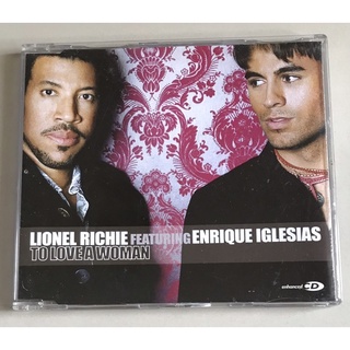 ซีดีซิงเกิ้ล ของแท้ มือ 2 สภาพดี...250 บาท “Enrique Iglesias+Lionel Richie”ซิงเกิ้ล"To Love a Woman"*Made in EU*