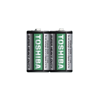 ถ่าน TOSHIBA SUPER HEAVY DUTY ขนาด C 1.5V แพค2ก้อน