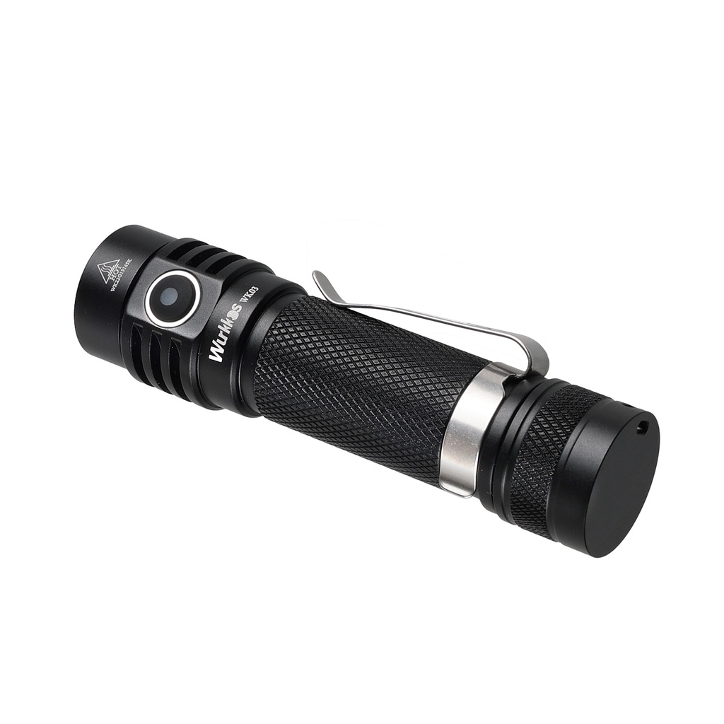 Torche Rechargeable Wurkkos WK03 1800LM SST40 USB C Rechargeable 18650