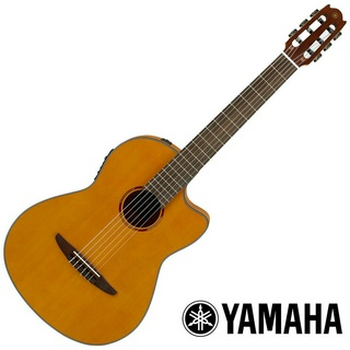 Yamaha® NCX1FM กีตาร์คลาสสิคไฟฟ้า 39 นิ้ว ทรง Yamaha CG Cutaway 19 เฟร็ต ไม้ท็อปโซลิดซิดกะสปรูซ ** ประกันศูนย์ 1 ปี **