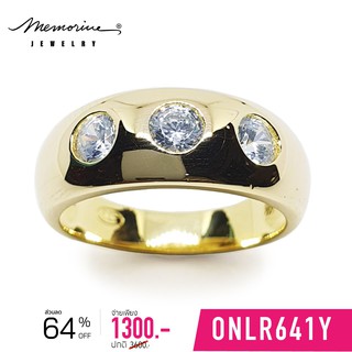 Memorine Jewelry แหวนเงินแท้ 925 ฝังเพชรสวิส (CZ) : ONLR641Y