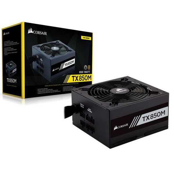 POWER SUPPLY (อุปกรณ์จ่ายไฟ) CORSAIR 850W TX850M (80+ GOLD)