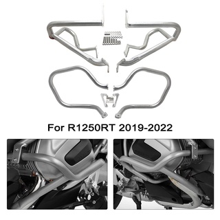 2022 Motorcycle Front&amp;amp;Rear Engine Guard Highway Freeway Crash Bar Fuel Tank Protector For BMW R1250RT R 1250 RT 2019