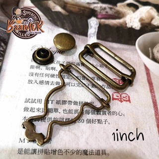 1inch ตัวล็อค สายเอี๊ยม ตัวเลื่อนสาย ตัวเลื่อน เหลี่ยม ตัวล็อค เอี๊ยม สีทองรมดำ ขนาด 2.8x4 cm ช่องสำหรับใส่สาย 1 นิ้ว