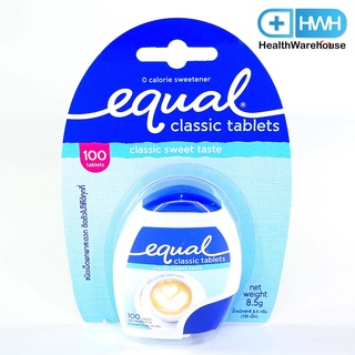 Equal Classic 100 Tablets อิควล คลาสสิค 100 เม็ด Equal ตลับ