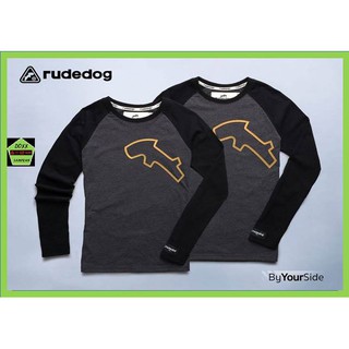 rudedog เสื้อแขนยาว รุ่น by your sideสีทอปดำ