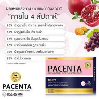 PACENTA SKINISTANesya Gluta Pacentaผลิตภัณฑ์