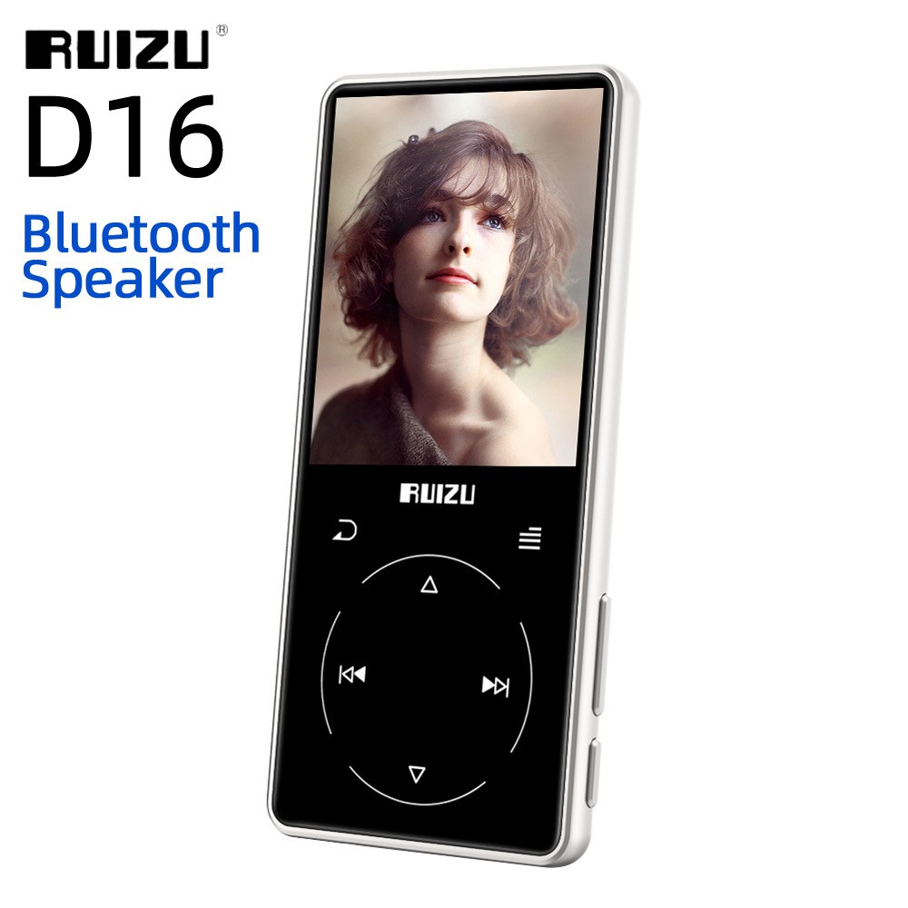 RUIZU D16 Bluetooth MP3 Player 2.4inch 8GB HIFI Music Video Player With FM Radio E-Book Built-in Speaker