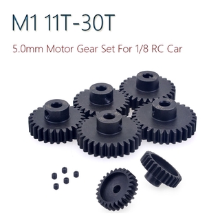 M 1 5 mm 11 T - 30 T ชุดมอเตอร์เกียร์โลหะสําหรับ 1 / 8 Rc Buggy Car Monster