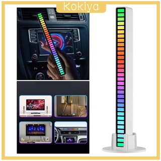 [KOKIYA] Voice Control RGB Light Color Change for Show Club Car Gaming DJ Studio White