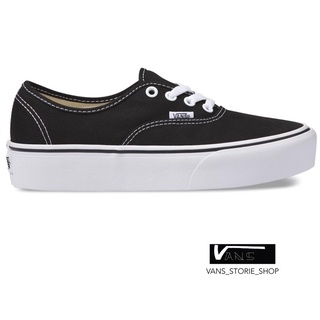 VANS AUTHENTIC PLATFORM BLACK SNEAKERS สินค้ามีประกันแท้