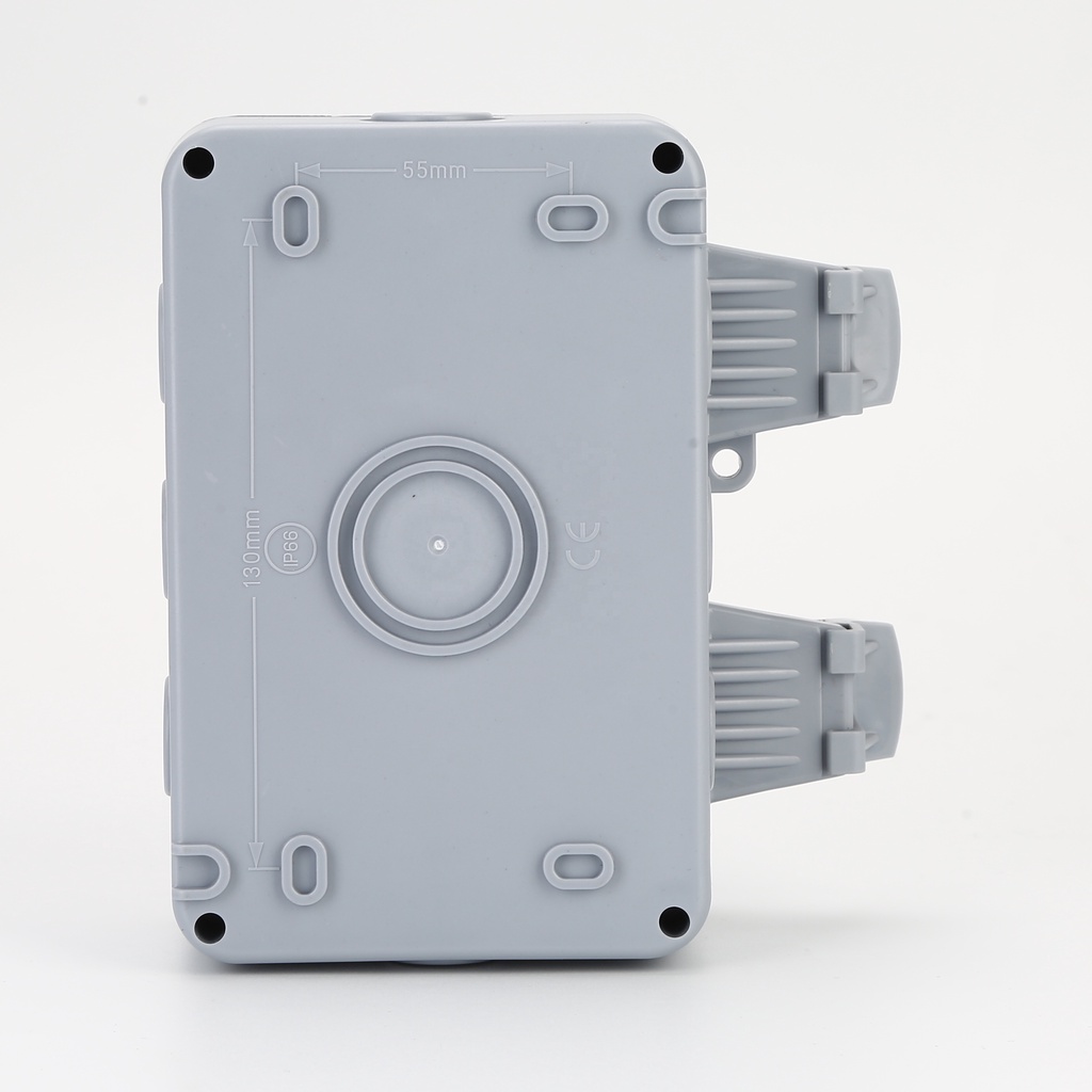 WP2G-USปลั๊กไฟกันน้ำกล่องกันน้ำ(Weatherproof 13A Socket-2 gang ...