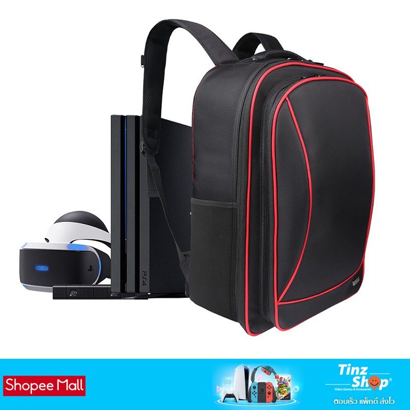 BUBM Storage Bag Compatible with PS4 and VR, Travel Backpack กระเป๋าเป้สะพายหลัง All in One ใส่ได้ครบจบในใบเดียว