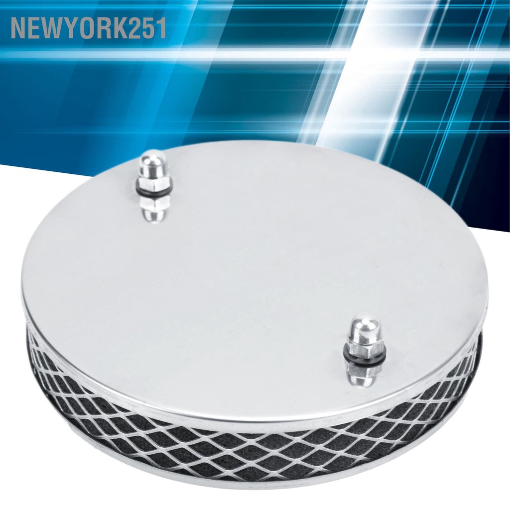 Newyork251 Pancake Air Filter Chrome Plated A102 สําหรับ Su Hs4 คาร์บูเรเตอร์ 11⁄2 นิ้ว