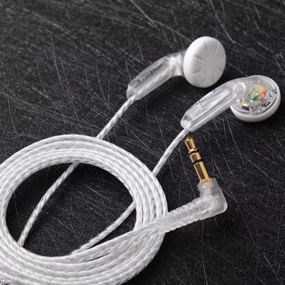 Ksearphone Nameless 3.5mm HIFI Earbud Single 15.4mm Dynamic Driver Unit In Ear Earphone Bass DJ Musi