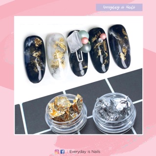 ฟอล์ยติดเล็บ เงิน/ทอง