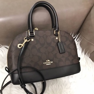 COACH F27583 MINI SIERRA SATCHEL ขอบดำ