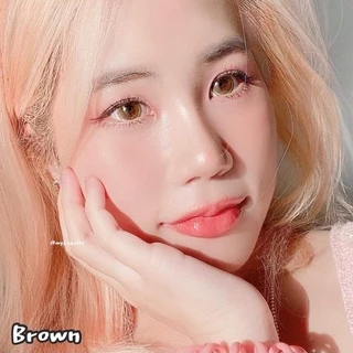 คอนแทคเลนส์ kitty kawaii bambi สีน้ำตาล ขนาดกลาง