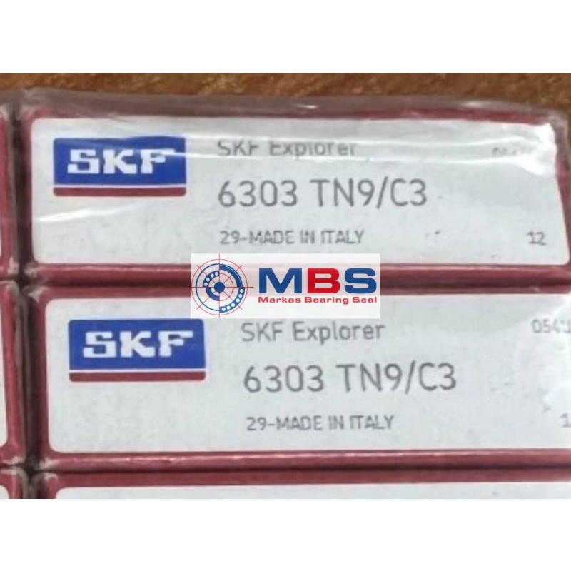 BEARING 6303 TN9/C3 SKF เส้นใยดั้งเดิม 6303TN9/C3