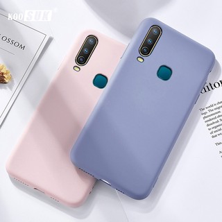 เคสโทรศัพท์ซิลิโคนอ่อน เคลือบบางเฉียบ ป้องกันเต็มรูปแบบ สำหรับ ViVO Y17 Y3 เคส 2019