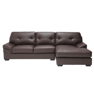 sofa CORNER SOFA KONCEPT TAG TWO-TONE BROWN Living room furniture Home &amp; Furniture โซฟา โซฟาเข้ามุมขวา KONCEPT TAG สีน้ำ